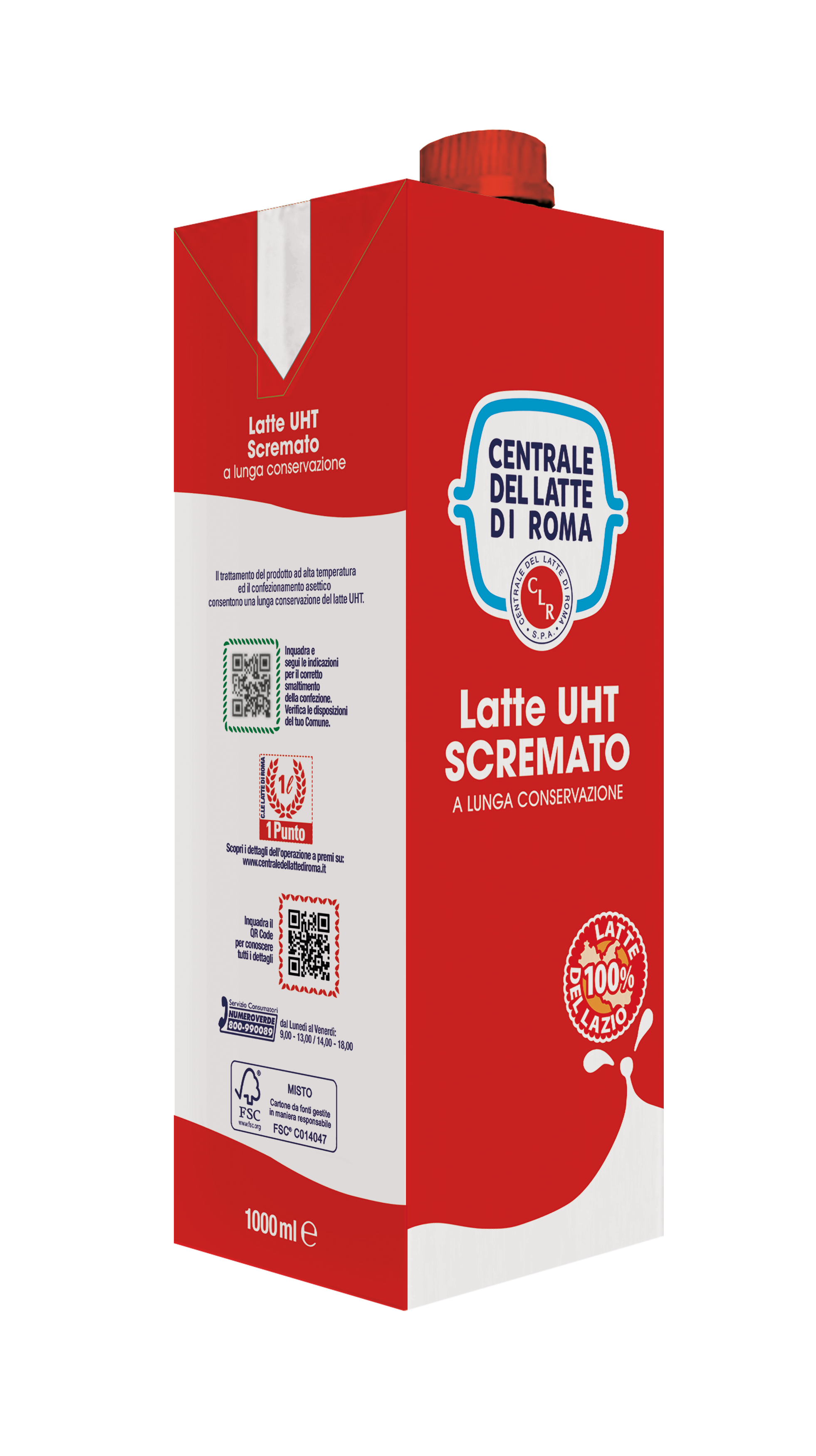 Latte a Lunga Conservazione Scremato in cartone